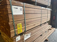 Guyana teak planken geschaafd 2150x90x25mm (127x) - afbeelding 4 van  4