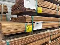 Guyana teak planken geschaafd 2450-2750x70x27mm (121x) - afbeelding 4 van  4