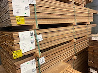 Guyana teak planken geschaafd 2500-3000x90x16mm (206x) - afbeelding 4 van  4
