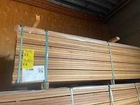 Guyana teak planken geschaafd 2750x90x25mm (126x) - afbeelding 4 van  4