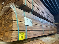 Guyana teak planken geschaafd 3050x90x25mm (204x) - afbeelding 4 van  4