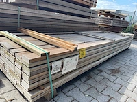 Guyana teak planken geschaafd 3050x90x25mm (83x) - afbeelding 2 van  3