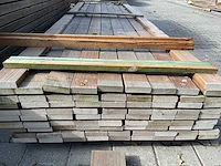 Guyana teak planken geschaafd 3050x90x25mm (83x) - afbeelding 3 van  3