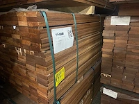 Guyana teak planken geschaafd 3350x90x25mm (253x) - afbeelding 4 van  4