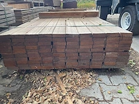 Guyana teak planken geschaafd 3650x95x27mm (100x) - afbeelding 3 van  3