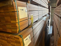 Guyana teak planken geschaafd 4550x90x25mm (52x) - afbeelding 4 van  4