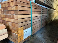 Guyana teak regels 4550x68x45mm (84x) - afbeelding 2 van  4