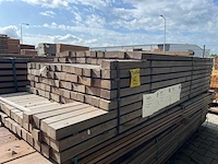 Guyana teak regels geschaafd 1850-2450x65x42mm (135x) - afbeelding 2 van  3
