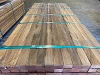 Guyana teak regels geschaafd 1850x68x42mm (110x) - afbeelding 1 van  4