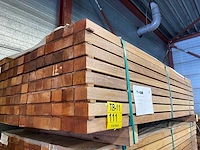 Guyana teak regels geschaafd 1850x68x42mm (110x) - afbeelding 4 van  4