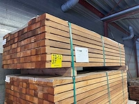 Guyana teak regels geschaafd 1850x68x45mm (105x) - afbeelding 4 van  4