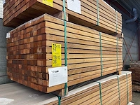 Guyana teak regels geschaafd 1850x68x45mm (84x) - afbeelding 4 van  4