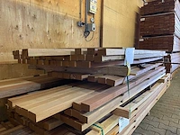Guyana teak regels geschaafd 2000-3000x68x45mm (88x) - afbeelding 2 van  3