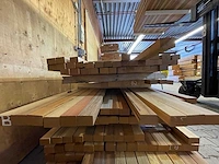 Guyana teak regels geschaafd 2000-3000x68x45mm (88x) - afbeelding 3 van  3