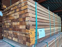 Guyana teak regels geschaafd 2150x68x45mm (84x) - afbeelding 4 van  4