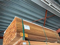 Guyana teak regels geschaafd 2450x68x45mm (84x) - afbeelding 4 van  4
