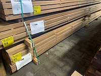 Guyana teak regels geschaafd 4550x68x45mm (62x) - afbeelding 4 van  4