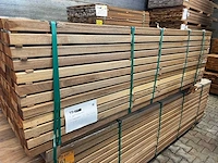 Guyana teak regels geschaafd 4850x68x45mm (46x) - afbeelding 2 van  4