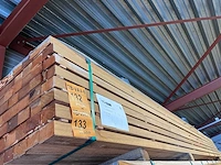 Guyana teak regels geschaafd 4850x68x45mm (56x) - afbeelding 4 van  4
