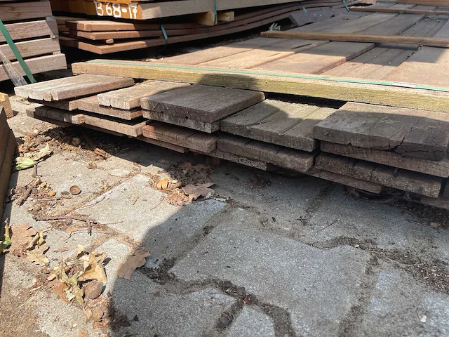 Guyana teak schuttingplanken 3000x140x16mm (23x) - afbeelding 3 van  3