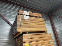 Guyana teak vlonderplanken 1250x145x28mm (141x) - afbeelding 4 van  4