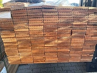 Guyana teak vlonderplanken 1550x140x25mm (161x) - afbeelding 3 van  3