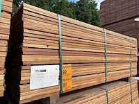 Guyana teak vlonderplanken 1850x145x21mm (89x) - afbeelding 4 van  4