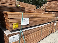 Guyana teak vlonderplanken 2150x145x21mm (100x) - afbeelding 4 van  4