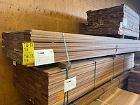 Guyana teak vlonderplanken 3650x145x21mm (50x) - afbeelding 4 van  4