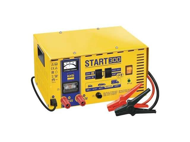 Gys acculader start 300 12/24 v boost 12v:10-23/24v:8-17 a - afbeelding 1 van  3