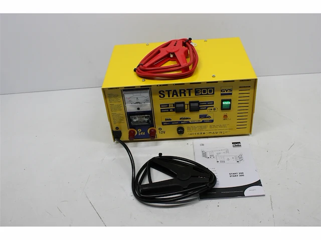 Gys acculader start 300 12/24 v boost 12v:10-23/24v:8-17 a - afbeelding 2 van  3