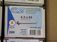 Gz zelfborende schroeven - maat 4.2x63 - 10 dozen á 200 stuks - afbeelding 2 van  3