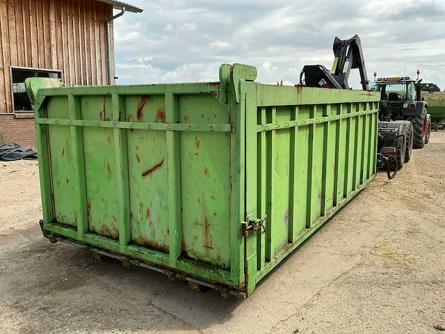 Haakarm afzet container 17 m3, met auto laadkraan hiab - afbeelding 23 van  33