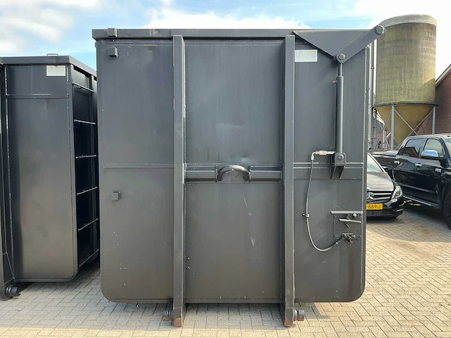 Haakarm afzetcontainer met milieu klep - afbeelding 8 van  15
