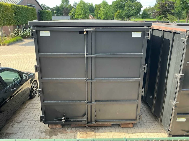 Haakarm afzetcontainer met milieu klep - afbeelding 11 van  15