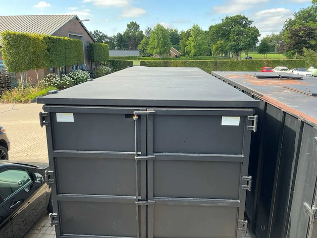 Haakarm afzetcontainer met milieu klep - afbeelding 12 van  15