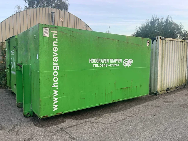 Haakarm afzetcontainer - afbeelding 1 van  9