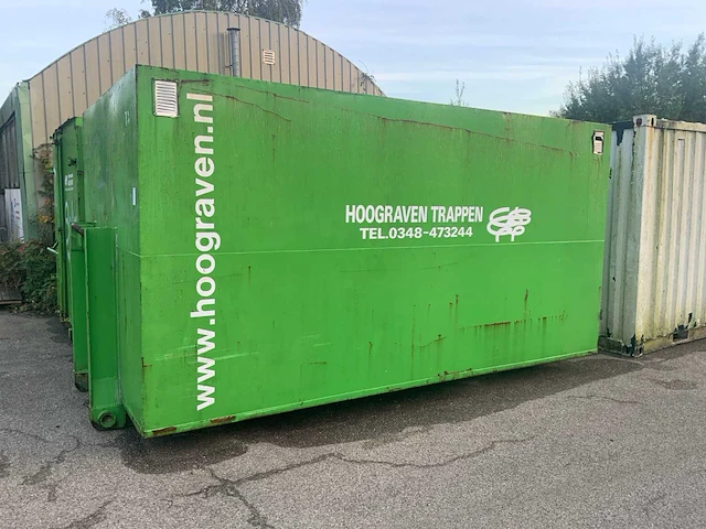 Haakarm afzetcontainer - afbeelding 1 van  6