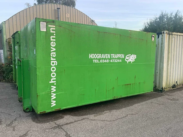 Haakarm afzetcontainer - afbeelding 1 van  6