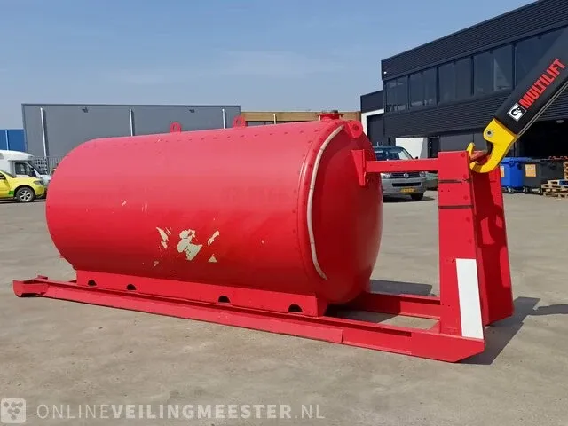 Haakarm bluswatertank, 6000l - afbeelding 4 van  14