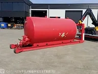 Haakarm bluswatertank, 6000l