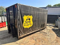 Haakarm plateau zeil container - afbeelding 1 van  5