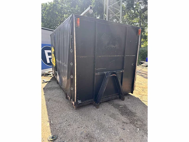 Haakarm plateau zeil container - afbeelding 2 van  5