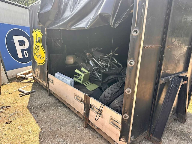 Haakarm plateau zeil container - afbeelding 3 van  5