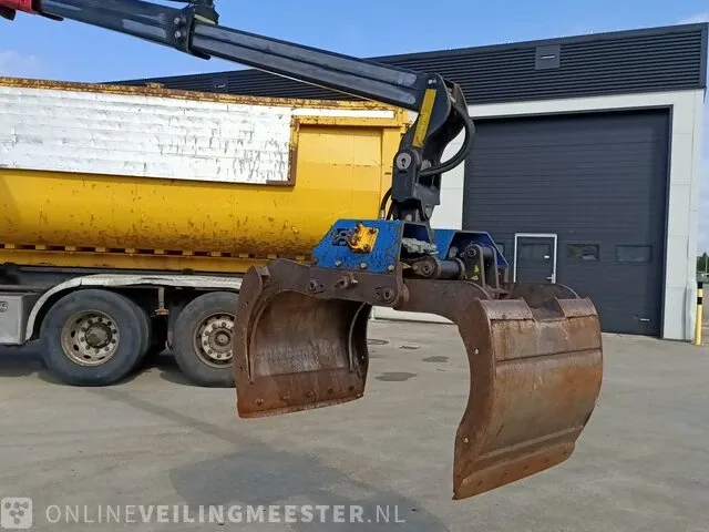 Haakarm vrachtwagen scania, p270 6x2 met kraan palfinger tipper 2 met grijper en containerbak, bouwjaar 2005 - afbeelding 24 van  49