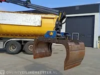 Haakarm vrachtwagen scania, p270 6x2 met kraan palfinger tipper 2 met grijper en containerbak, bouwjaar 2005 - afbeelding 24 van  49