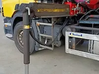 Haakarm vrachtwagen scania, p270 6x2 met kraan palfinger tipper 2 met grijper en containerbak, bouwjaar 2005 - afbeelding 28 van  49