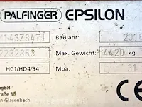 Haakarm vrachtwagen scania, p270 6x2 met kraan palfinger tipper 2 met grijper en containerbak, bouwjaar 2005 - afbeelding 29 van  49
