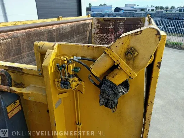 Haakarm vrachtwagen scania, p270 6x2 met kraan palfinger tipper 2 met grijper en containerbak, bouwjaar 2005 - afbeelding 31 van  49