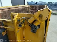Haakarm vrachtwagen scania, p270 6x2 met kraan palfinger tipper 2 met grijper en containerbak, bouwjaar 2005 - afbeelding 31 van  49
